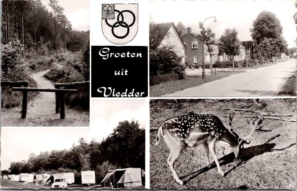 Groeten uit Vledder, Verzamelen, Ansichtkaarten | Nederland, Verzenden, 1960 tot 1980, Gelopen, Drenthe