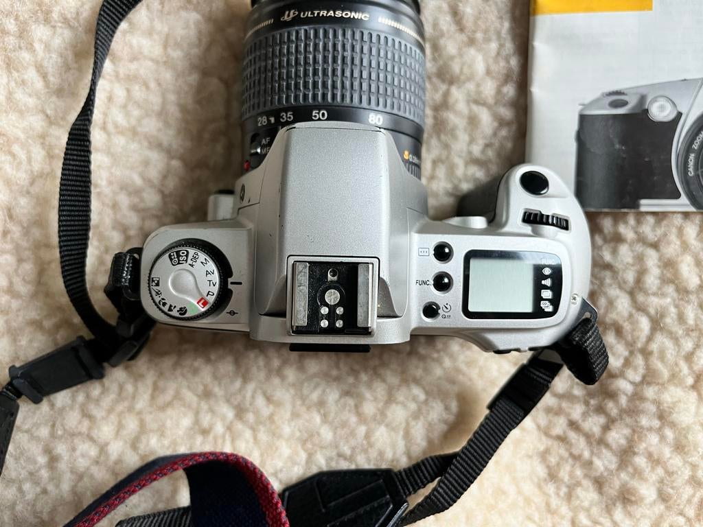 Canon EOS 500N Spiegelreflexcamera met lens en handleiding, Ophalen of Verzenden, Gebruikt, Spiegelreflex, Canon