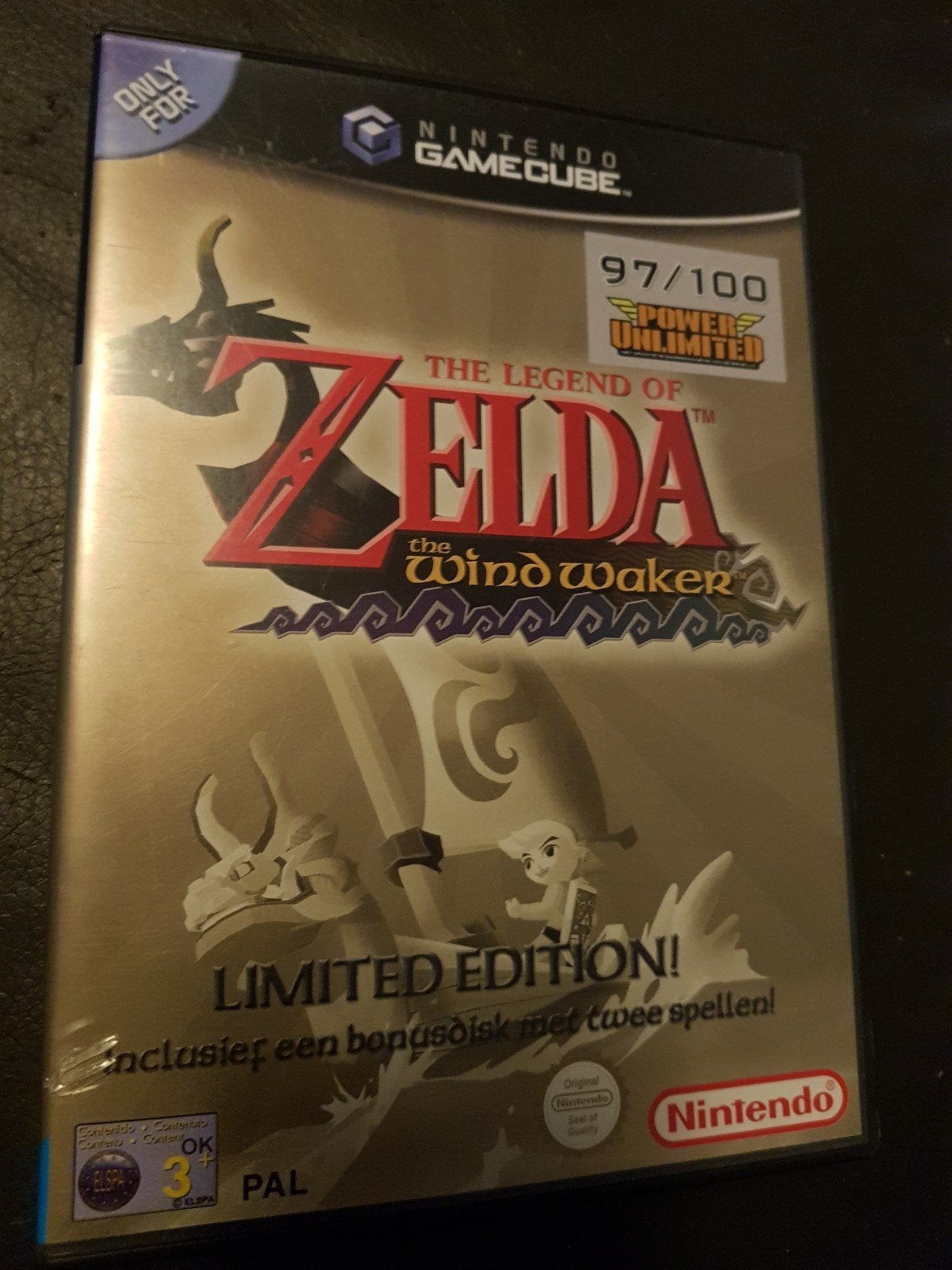 Zelda the windwaker limited edition, Spelcomputers en Games, Games | Nintendo GameCube, 1 speler, Zo goed als nieuw, Vanaf 3 jaar