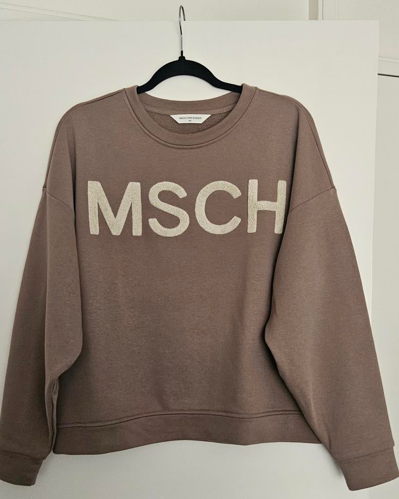 Msch Copenhagen sweater taupe, Maat 38/40 (M), Msch Copenhagen, Overige kleuren, Ophalen of Verzenden