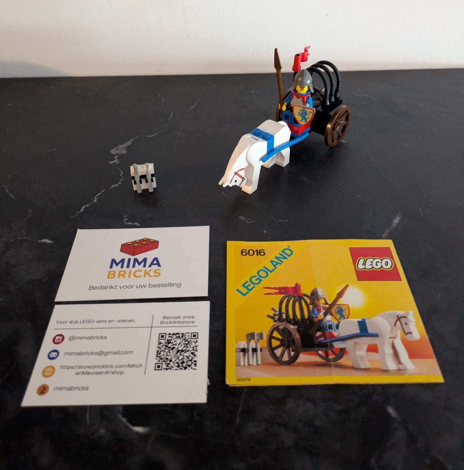 Lego Castle 6016 - Compleet met boekje, Lego, Gebruikt, Leho, Lego