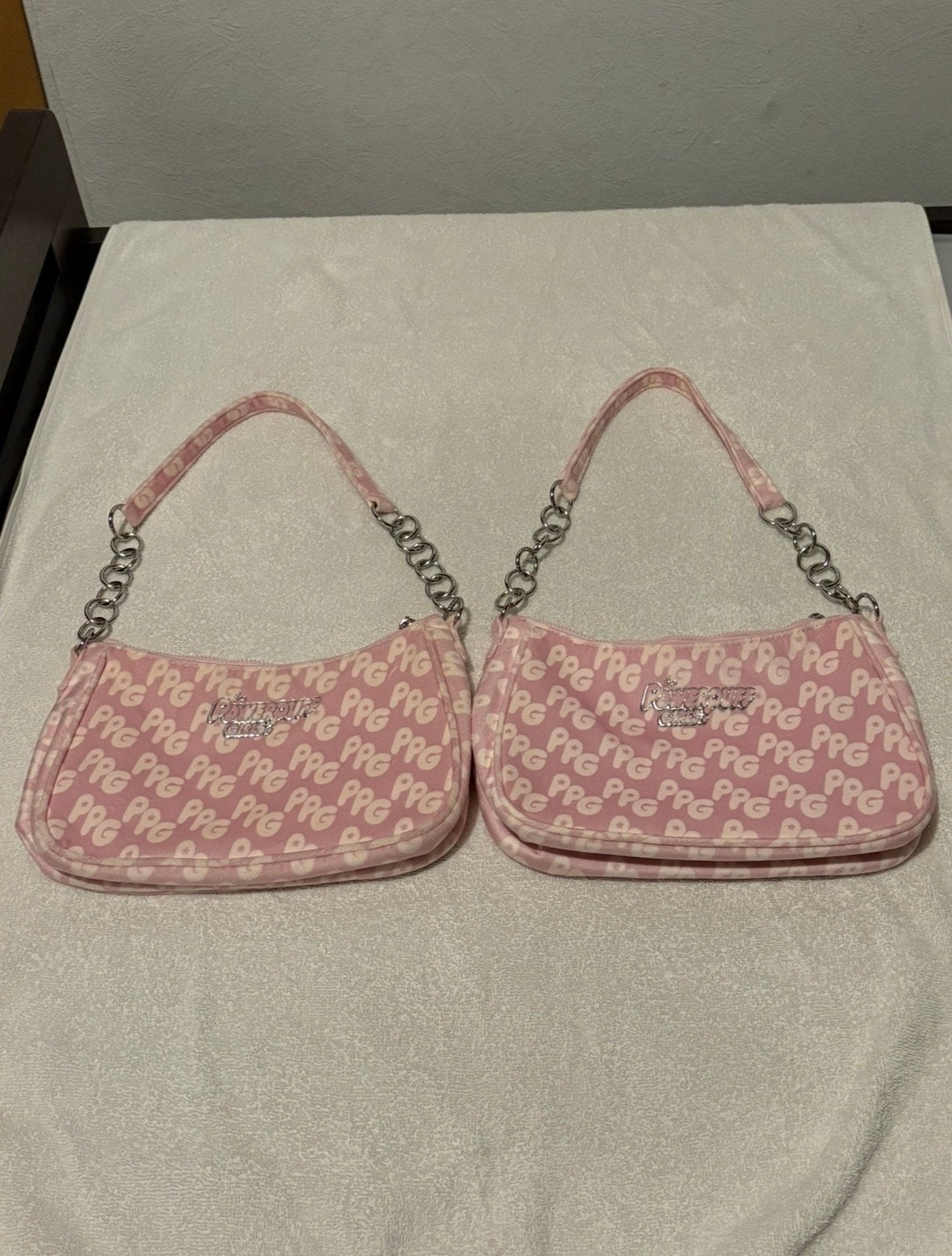 Powerpuff Girls Schoudertasje - Roze met ketting, Ophalen of Verzenden, Nieuw, Roze, Schoudertasje