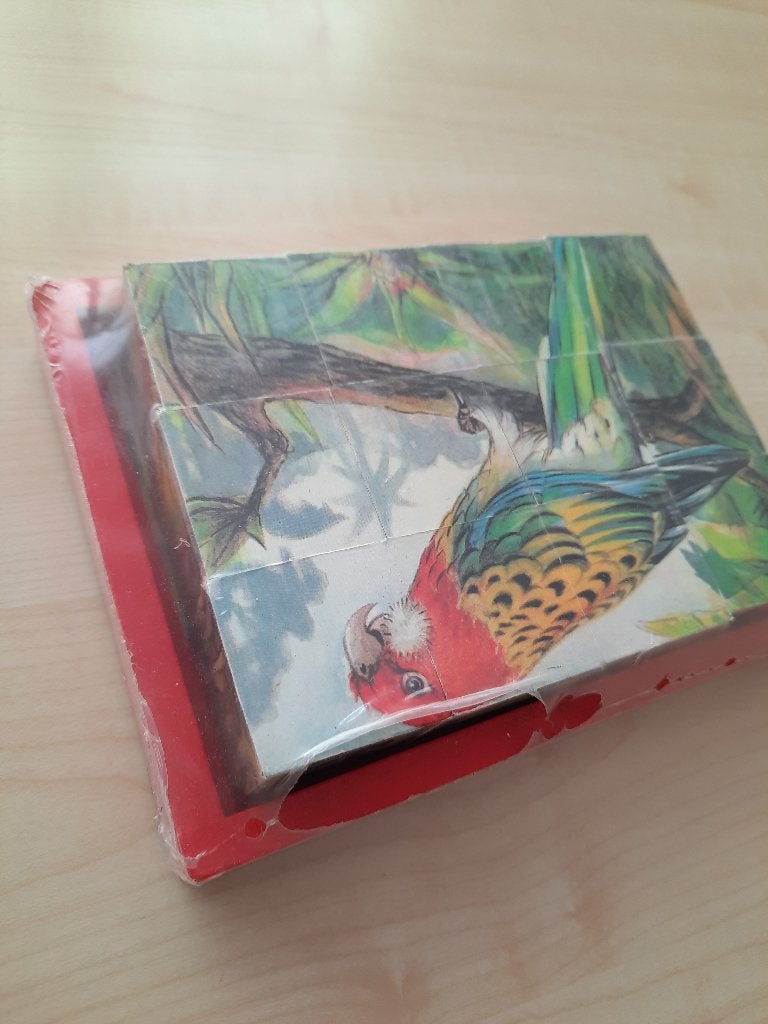 puzzels : kubuspuzzels 6 puzzels ineen , nieuw in verpakking, 2 tot 4 jaar, Nieuw, Van hout, Meer dan 50 stukjes