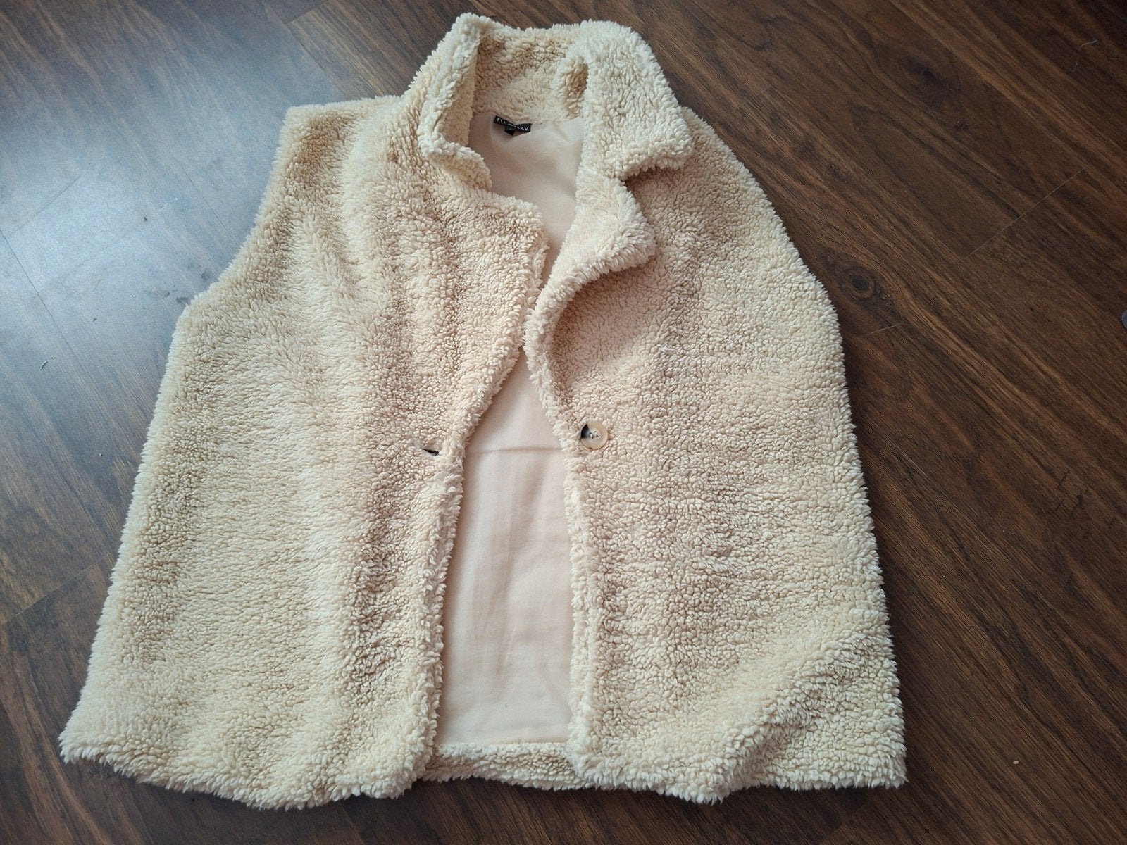 Teddy gilet van TV Today, maat L, Beige, Maat 42/44 (L), Ophalen of Verzenden, Zo goed als nieuw