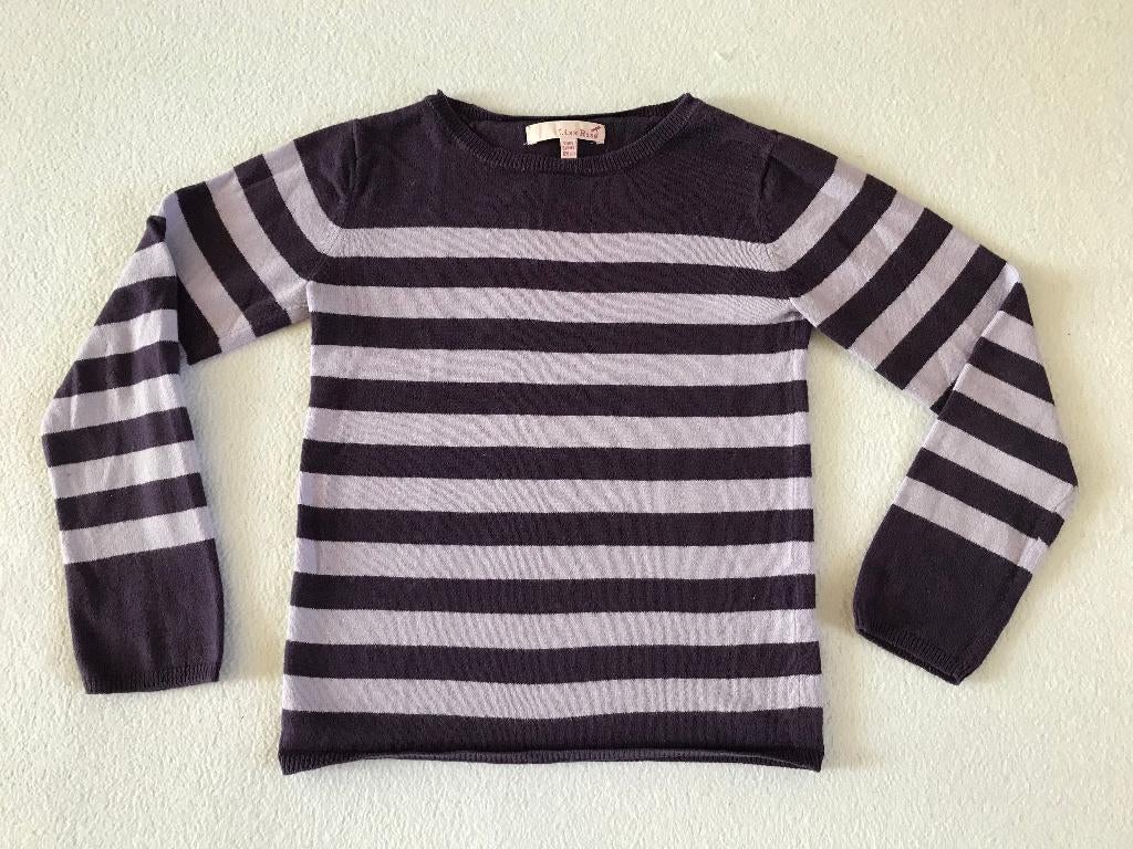 Lisa Rose 8 jaar 126 cm / 128 gestreept shirt truitje, Meisje, Ophalen of Verzenden, Zo goed als nieuw, Shirt of Longsleeve