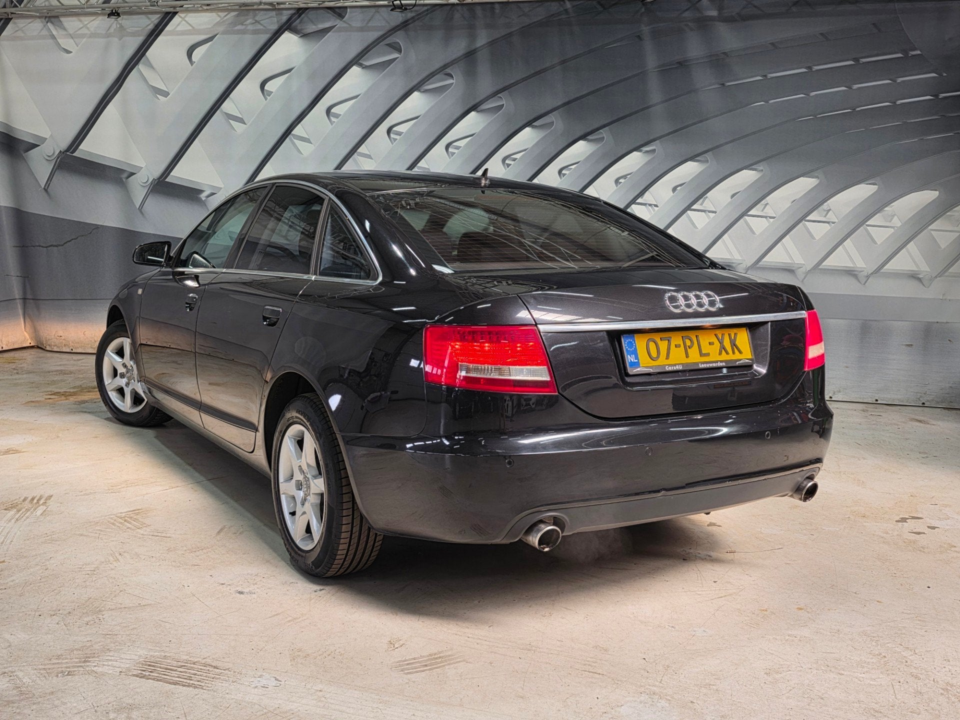 Audi A6 Limousine 2.4 Pro Line Automaat, Auto's, Stof, Zwart, Bedrijf, Grijs