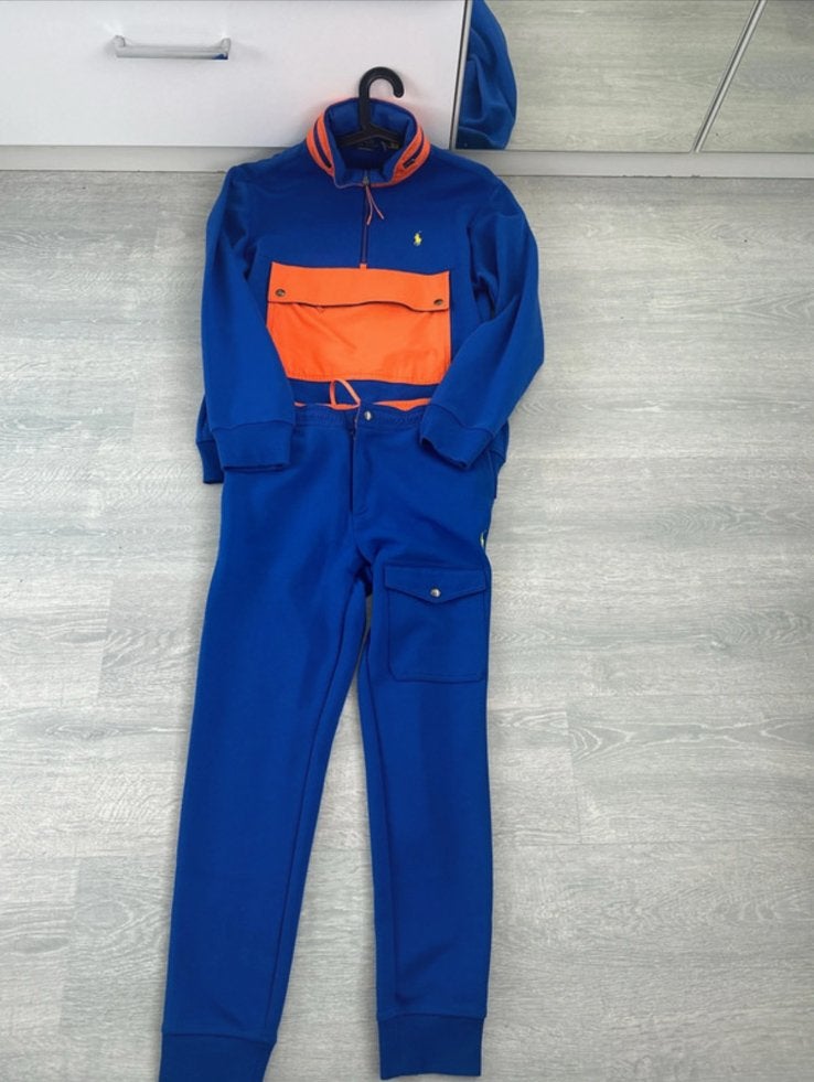 Ralph Lauren Performance tracksuit, Verzenden, Zo goed als nieuw, Maat 34 (XS) of kleiner, Blauw