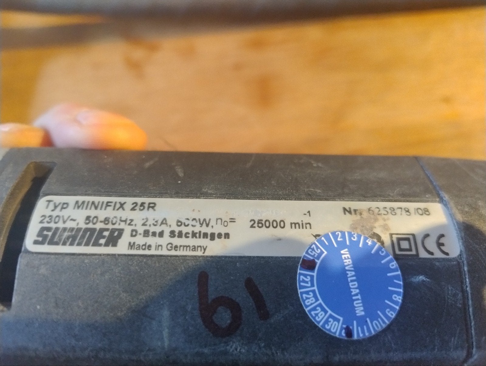 Suhner Minifix 25R Flexibele As Slijpmachine, Ophalen of Verzenden, Gebruikt