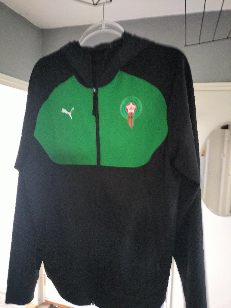 Puma Marokko Trainingsjack - Zo goed als nieuw, Maat M, Ophalen of Verzenden, Zo goed als nieuw, Trainingspak