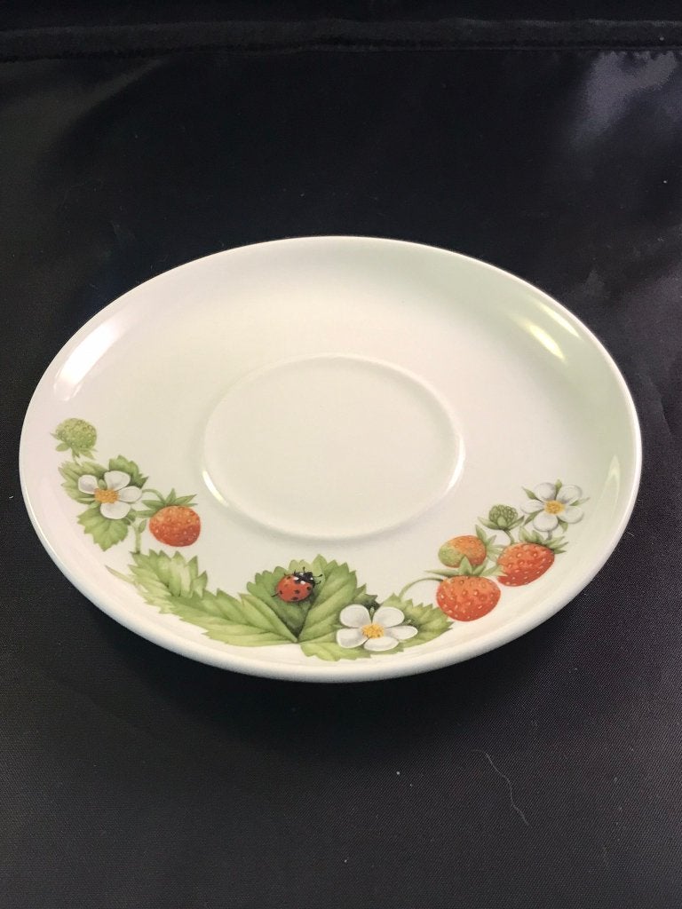 Marjolein Bastin Libelle schotel aardbeien lieveheersbeestje, Huis en Inrichting, Keuken | Servies, Overige materialen, Ophalen of Verzenden