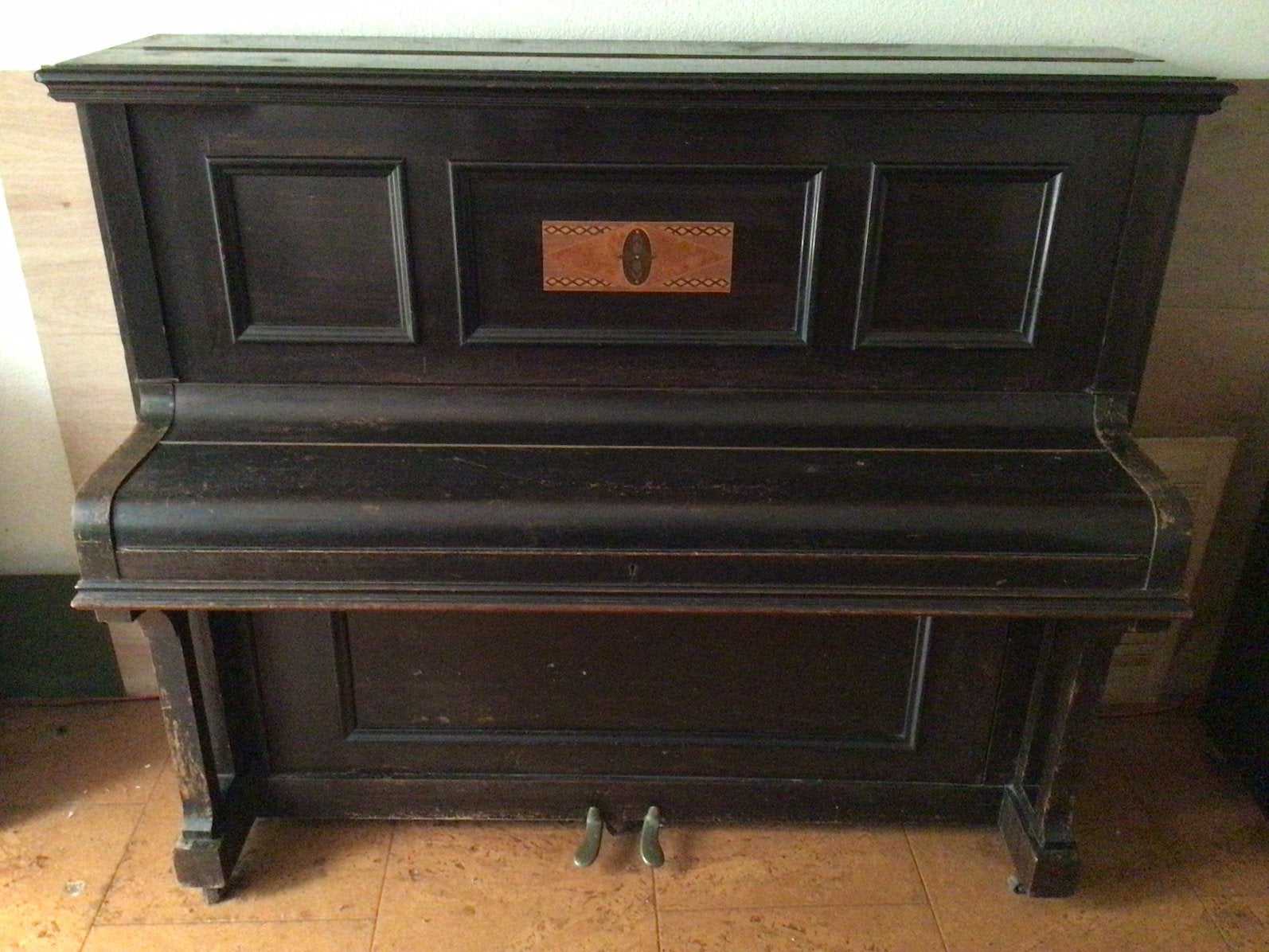 Crane & Sons, Muziek en Instrumenten, Piano's, Ophalen, Gebruikt, Bruin, Piano