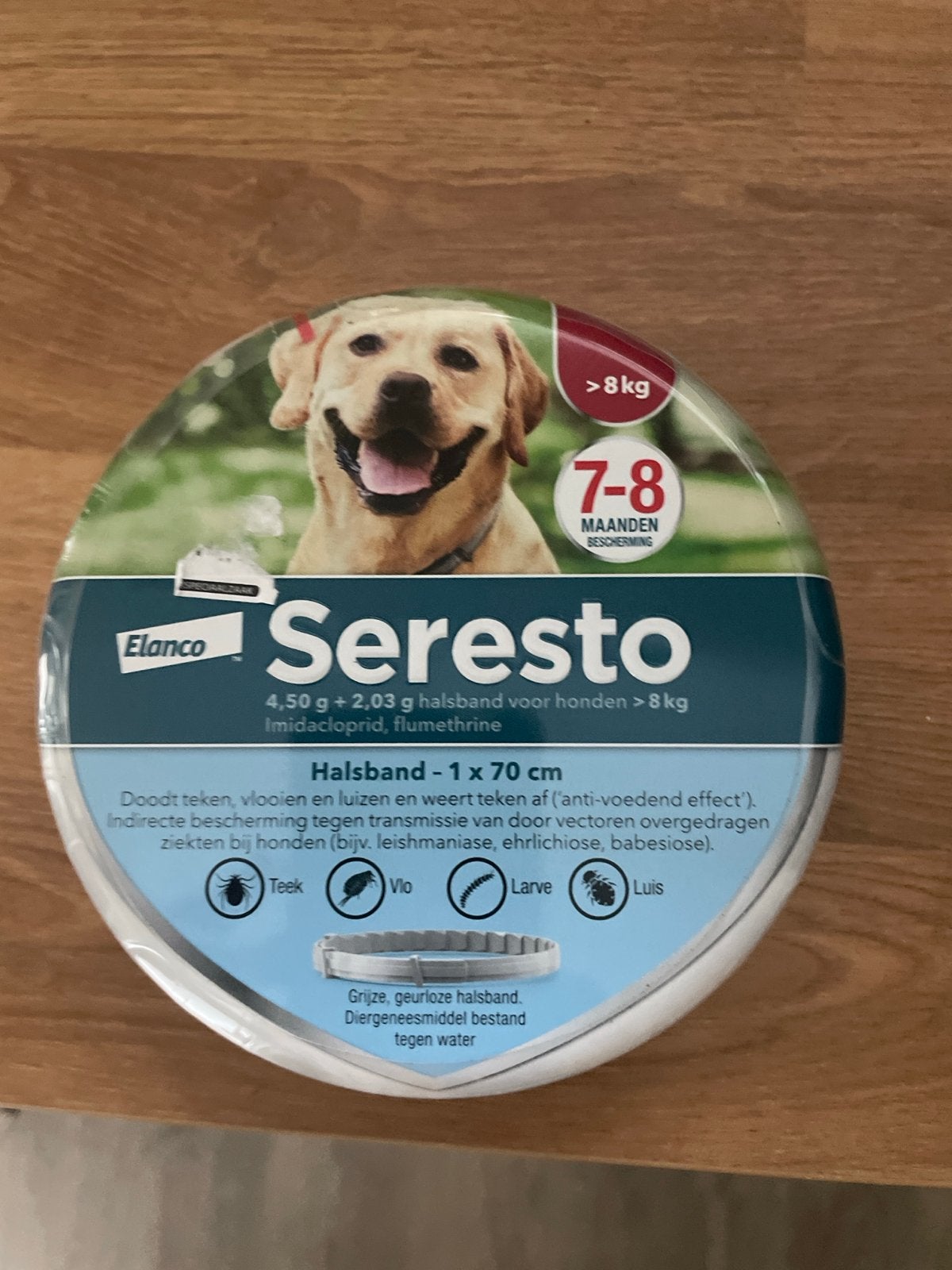 Seresto vlooien en tekenband voor > 8kg, Dieren en Toebehoren, Ophalen of Verzenden