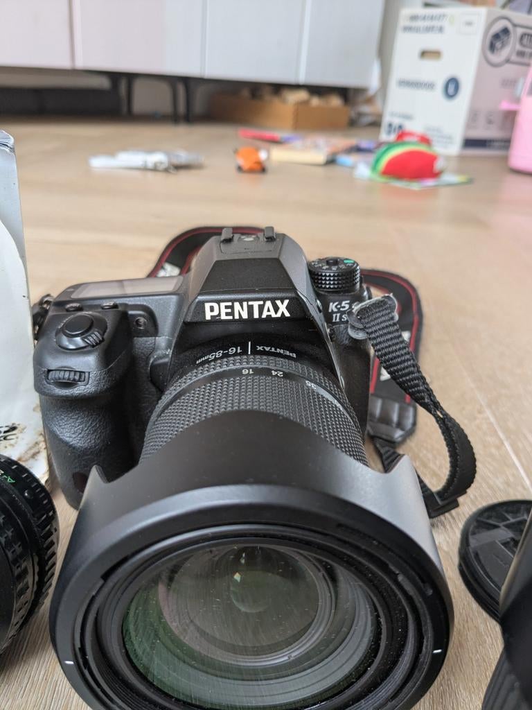 Pentax K5 IIs met 5 objectieven en accessoires, Ophalen of Verzenden, Pentax, 8 keer of meer
