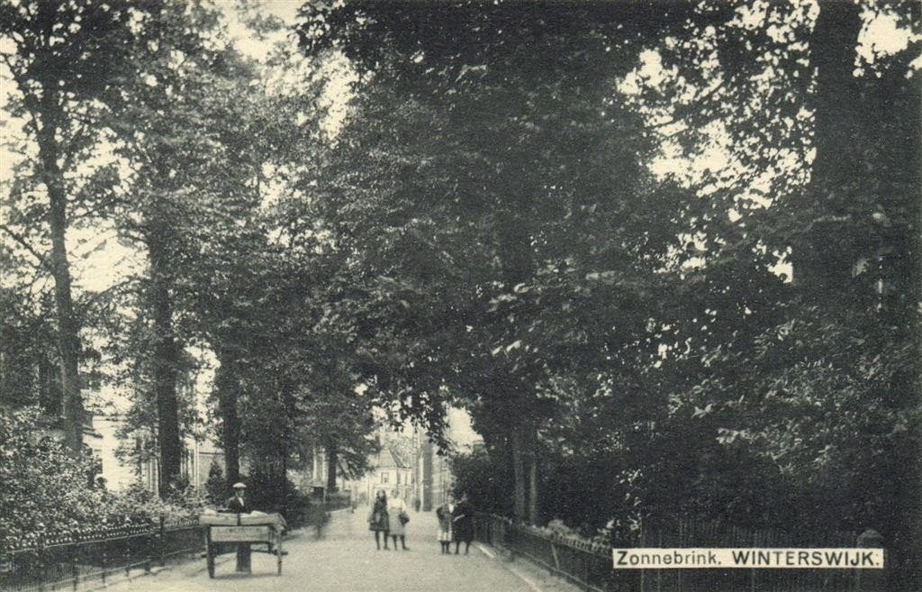 Zonnebrink. Winterswijk. - volk kar - ongelopen, Verzenden, 1920 tot 1940, Ongelopen, Gelderland