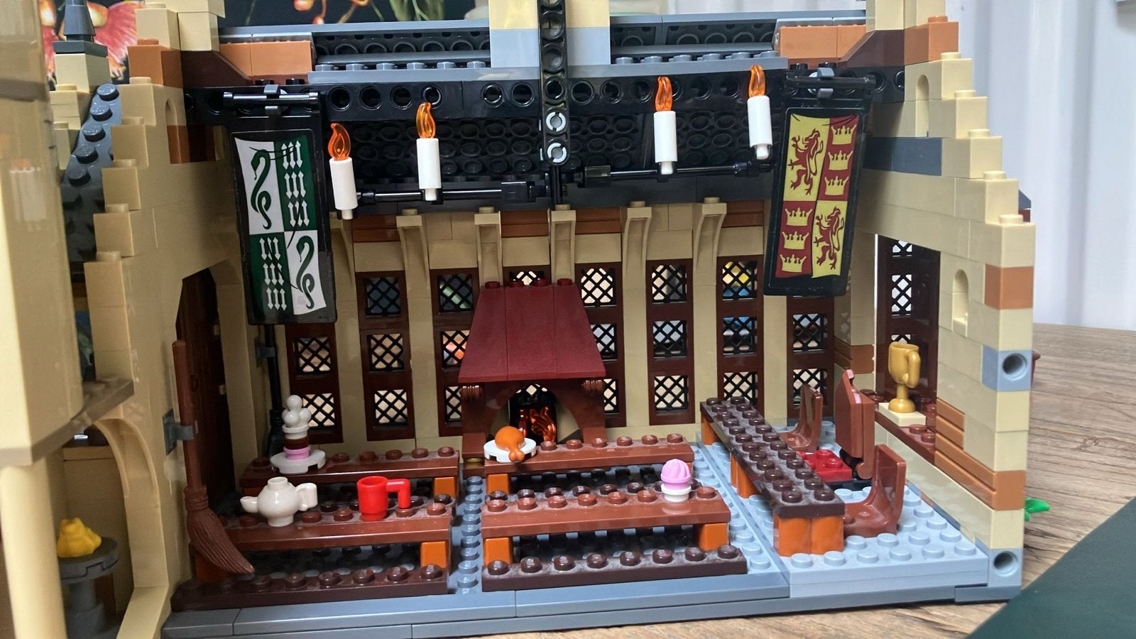 LEGO Harry Potter Zweinstein Grote Zaal (gedeeltelijk), Ophalen of Verzenden, Gebruikt, Overige merken