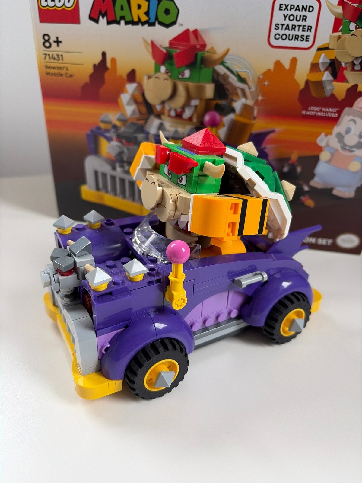 LEGO Super Mario 71431 Bowser's Muscle Car, Ophalen of Verzenden, Zo goed als nieuw, Overige merken