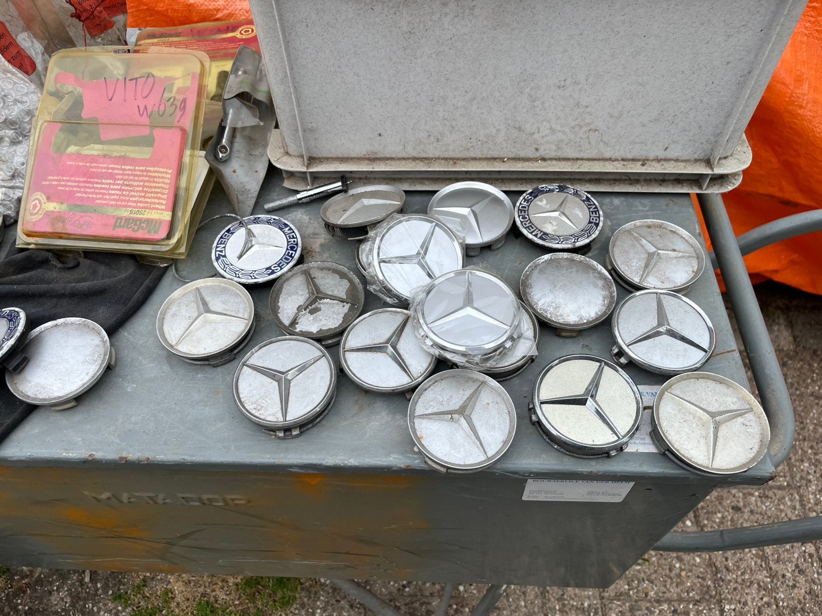 Naafdoppen, spoorverbreders, wielbouten, Auto diversen, Wieldoppen, Ophalen, Gebruikt