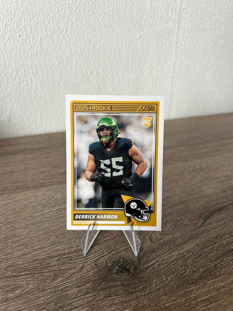 Derrick Harmon 2025 Panini Score Football #81 RC Rookie, Ophalen of Verzenden, Zo goed als nieuw, Plaatje