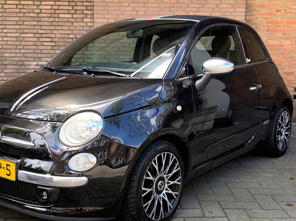 Fiat 500 C 0.9 TwinAir by Gucci|117000KM|Automaat|Climate Co, Auto's, Fiat, Euro 5, 86 pk, Gebruikt, Cabriolet