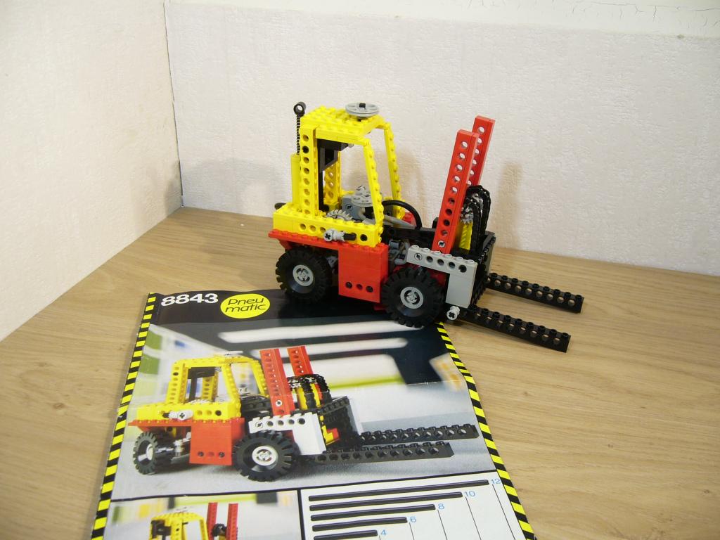 Lego Technic 8843 Fork-Lift Truck, Gebruikt, Ophalen of Verzenden, Technic, Complete set