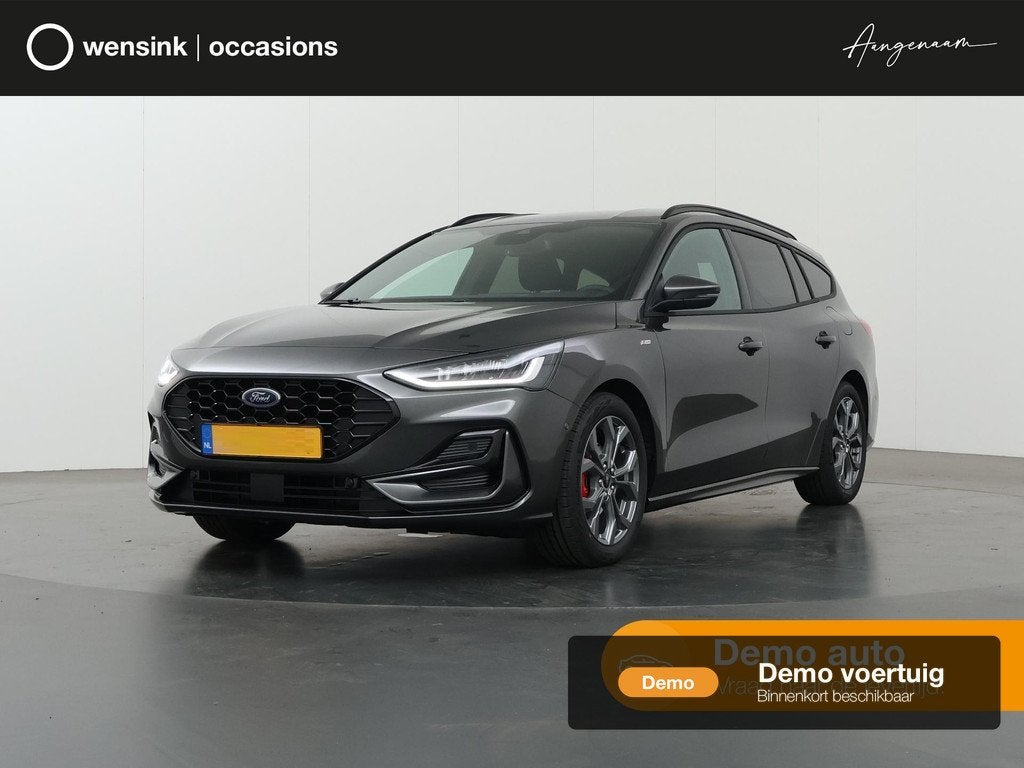 Ford Focus Wagon 1.0 EcoBoost Hybrid ST Line X | Parkeercame, Auto's, Ford, Euro 6, Origineel Nederlands, Handgeschakeld, 19 km/l