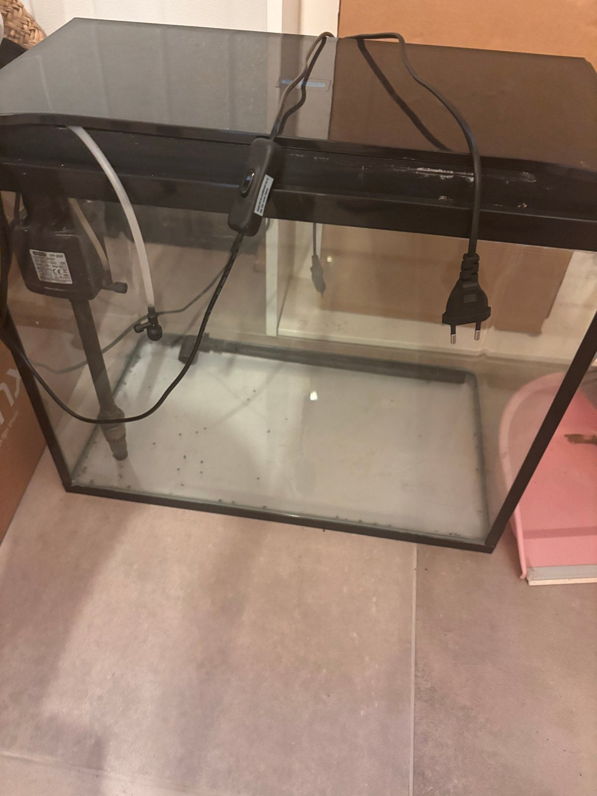 Nobleza B4Y8K-- 54 L aquarium, Ophalen, Gebruikt, Overige merken, Leeg aquarium