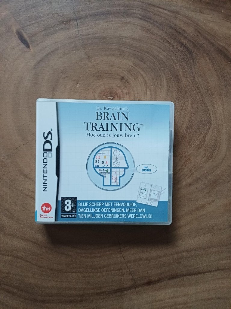 Nintendo DS - Brain Training, Puzzel en Educatief, 1 speler, Ophalen of Verzenden, Zo goed als nieuw