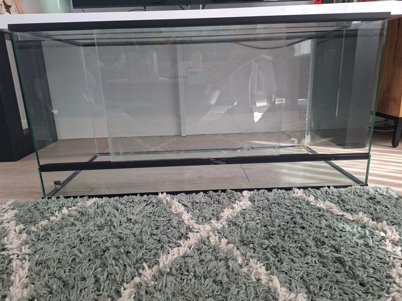 Glazen hamsterhok / terrarium, Dieren en Toebehoren, Gebruikt, 75 tot 110 cm, Ophalen, Minder dan 60 cm