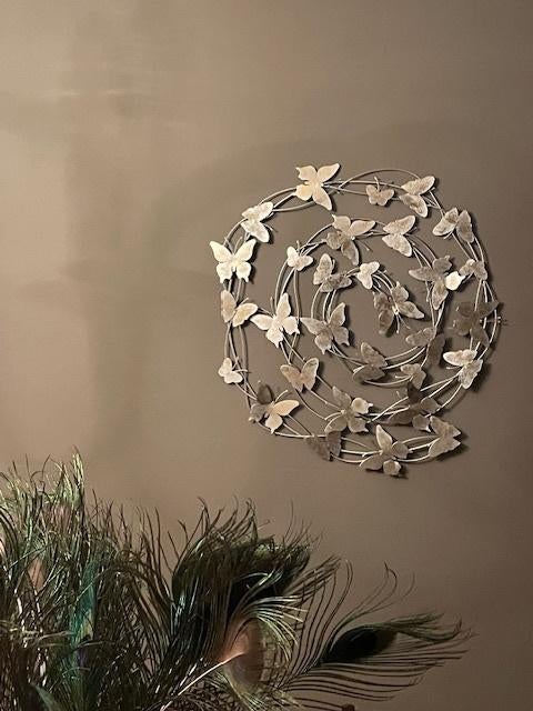 Wall decor, Ophalen, Metaal, Goud, Nieuw