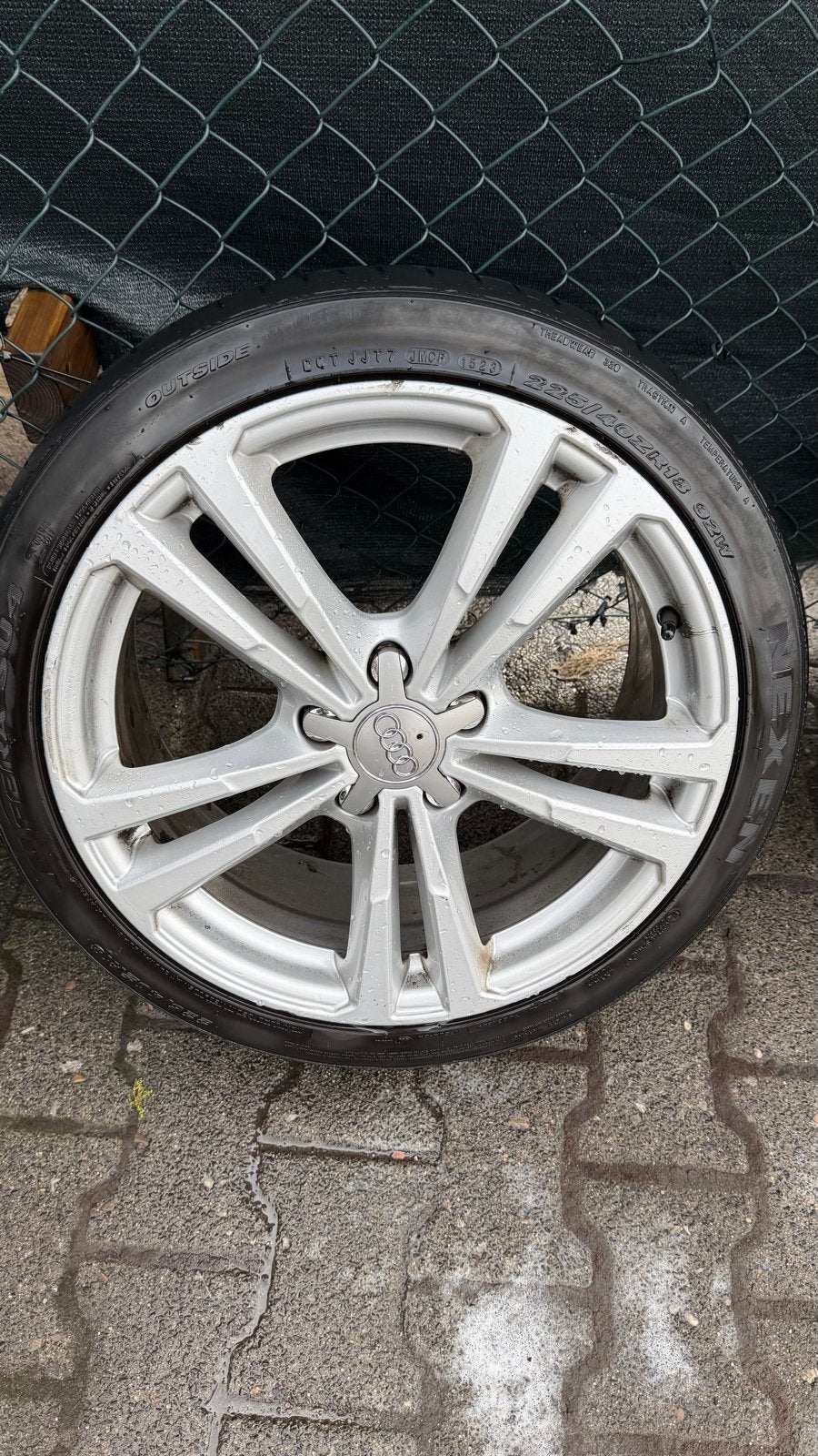 Audi 18 inch velgen met Nexen zomerbanden 225/40ZR18, Auto-onderdelen, Banden en Velgen, Gebruikt, Duitsland, Banden en Velgen