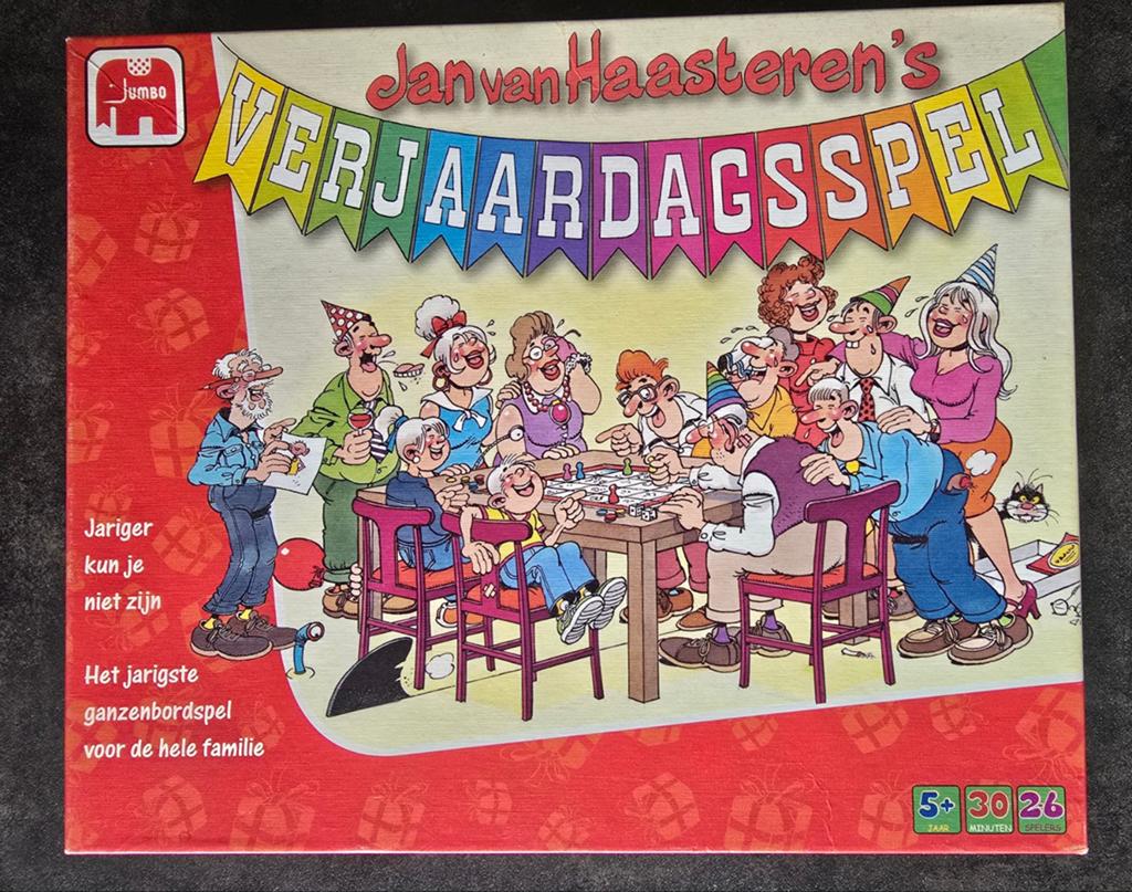 Jan van Haasteren verjaardagsspel, Ophalen, Zo goed als nieuw