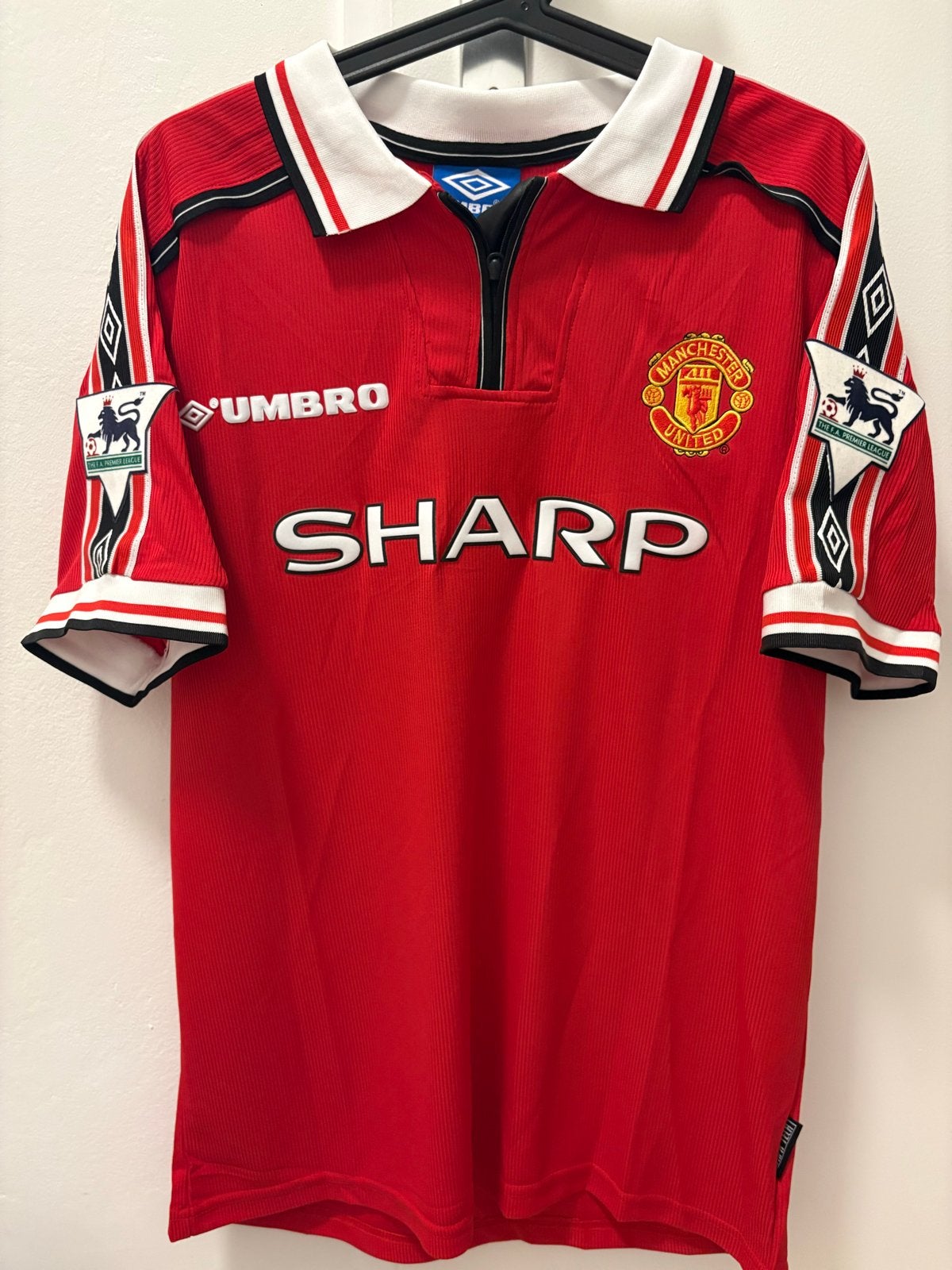 David Beckham Manchester United Retro Shirt XL umbro Nieuw, Ophalen of Verzenden, Voetbal, Rood, Maat 56/58 (XL)