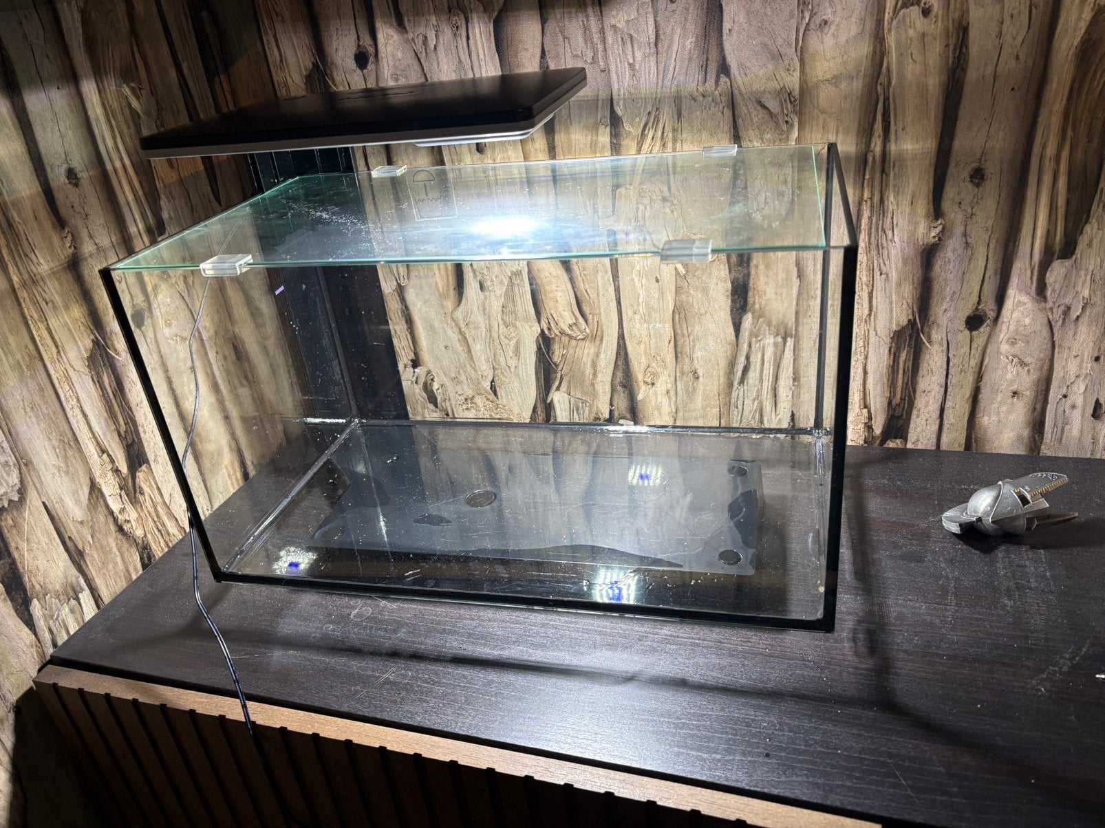Aquarium te koop, Ophalen, Verwarming, Gebruikt, Leeg aquarium