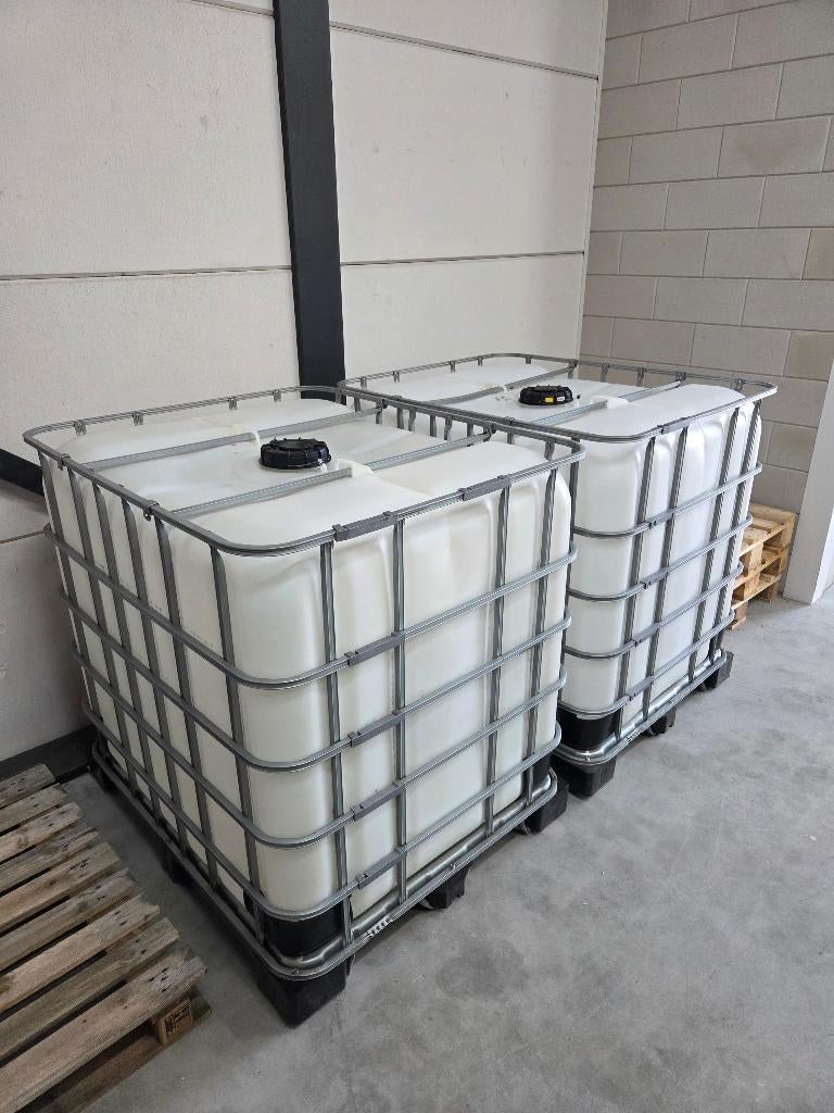 3x IBC 1000L (eenmalig gebruikt), Tuin en Terras, Regentonnen, Ophalen, Kunststof, Met kraantje, 150 liter of meer