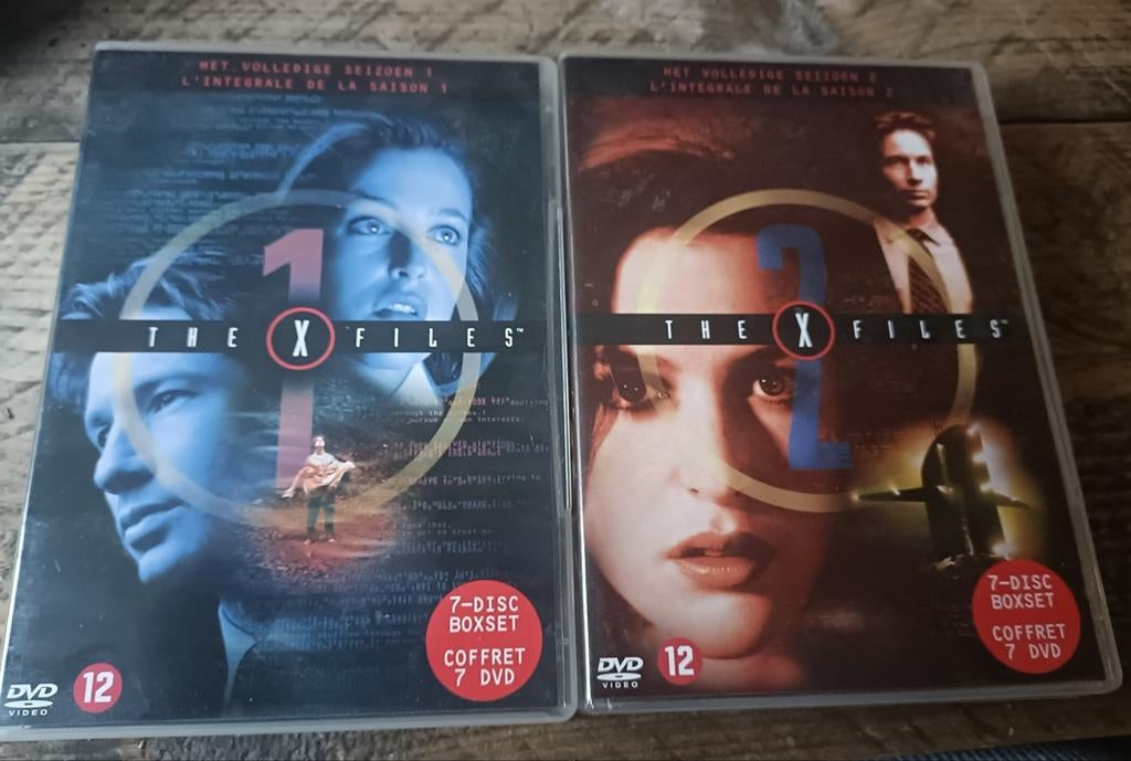 The X-Files Seizoen 1 & 2 DVD Boxsets, Cd's en Dvd's, Dvd's | Tv en Series, Vanaf 12 jaar, Ophalen of Verzenden, Zo goed als nieuw