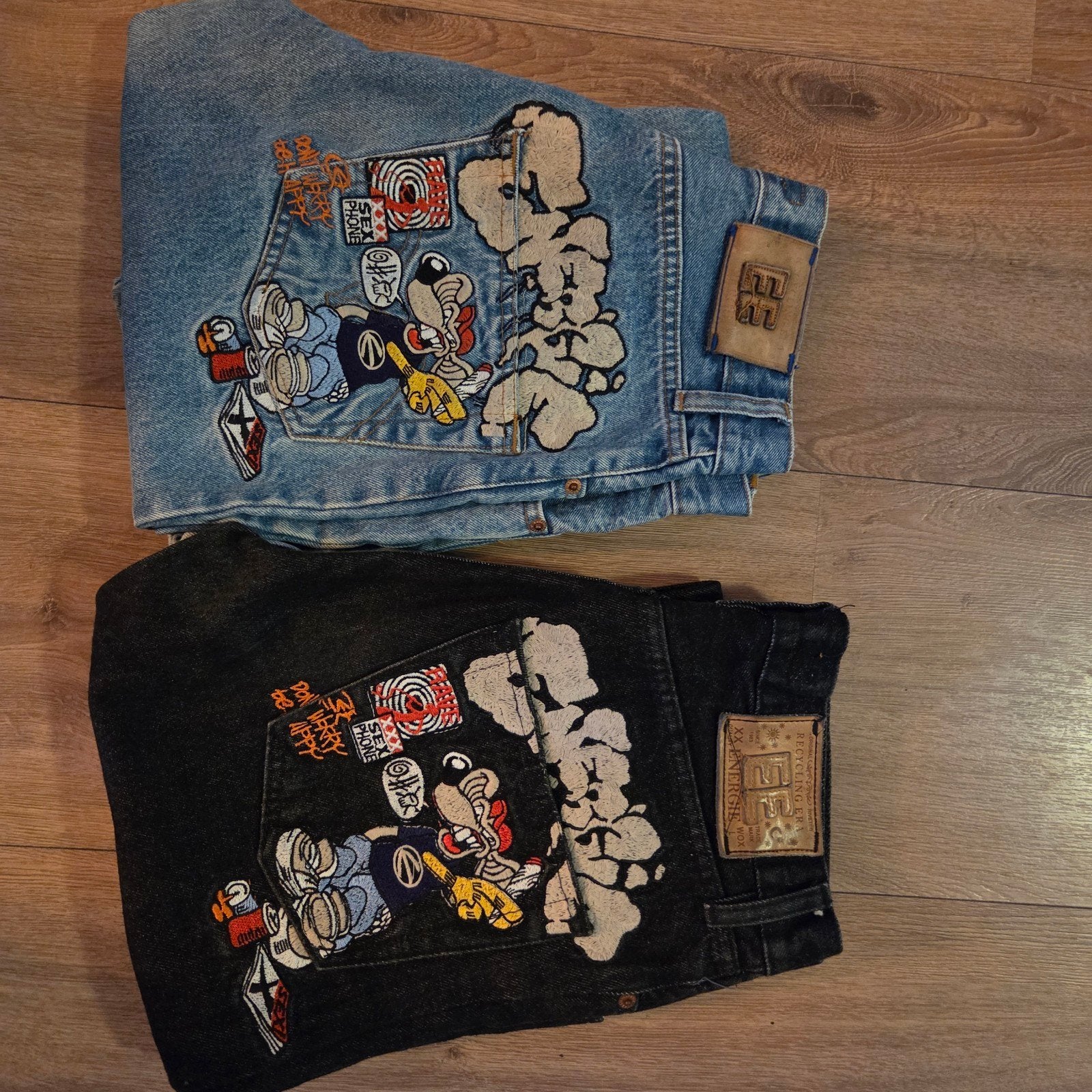 RARE 90’s Energie Jeans Gabberwear Vintage Oldschool, Kleding | Heren, Ophalen of Verzenden