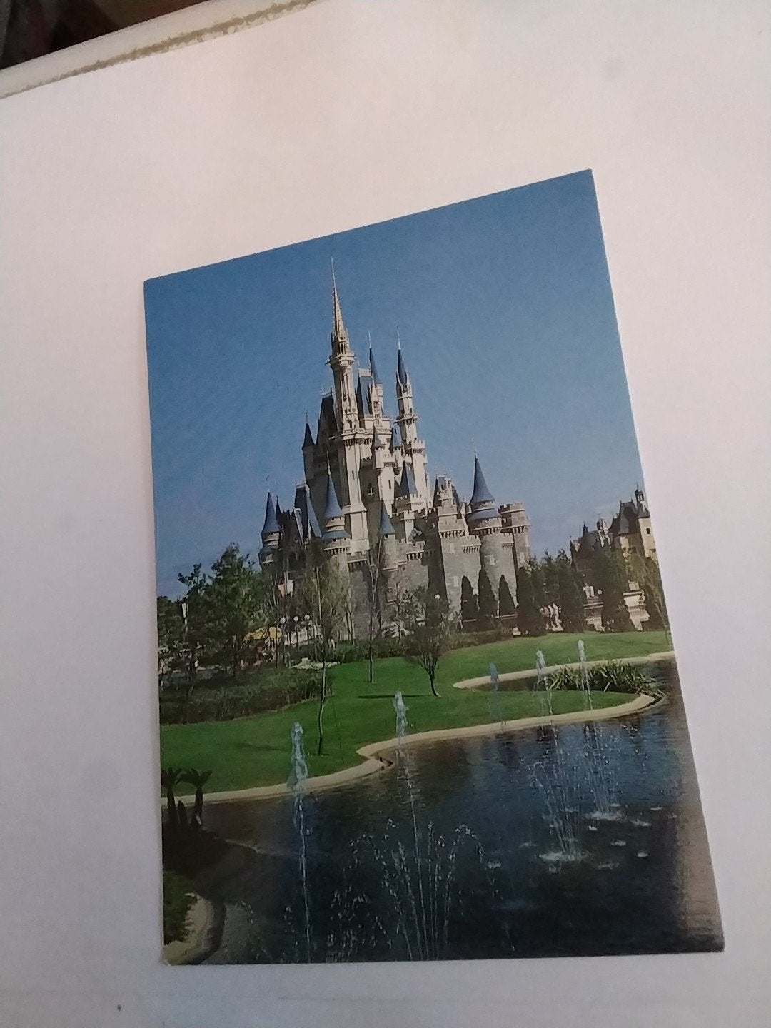 Vintage Tokyo Disneyland Kasteel Ansichtkaart, Ophalen of Verzenden, 1980 tot heden, Ongelopen