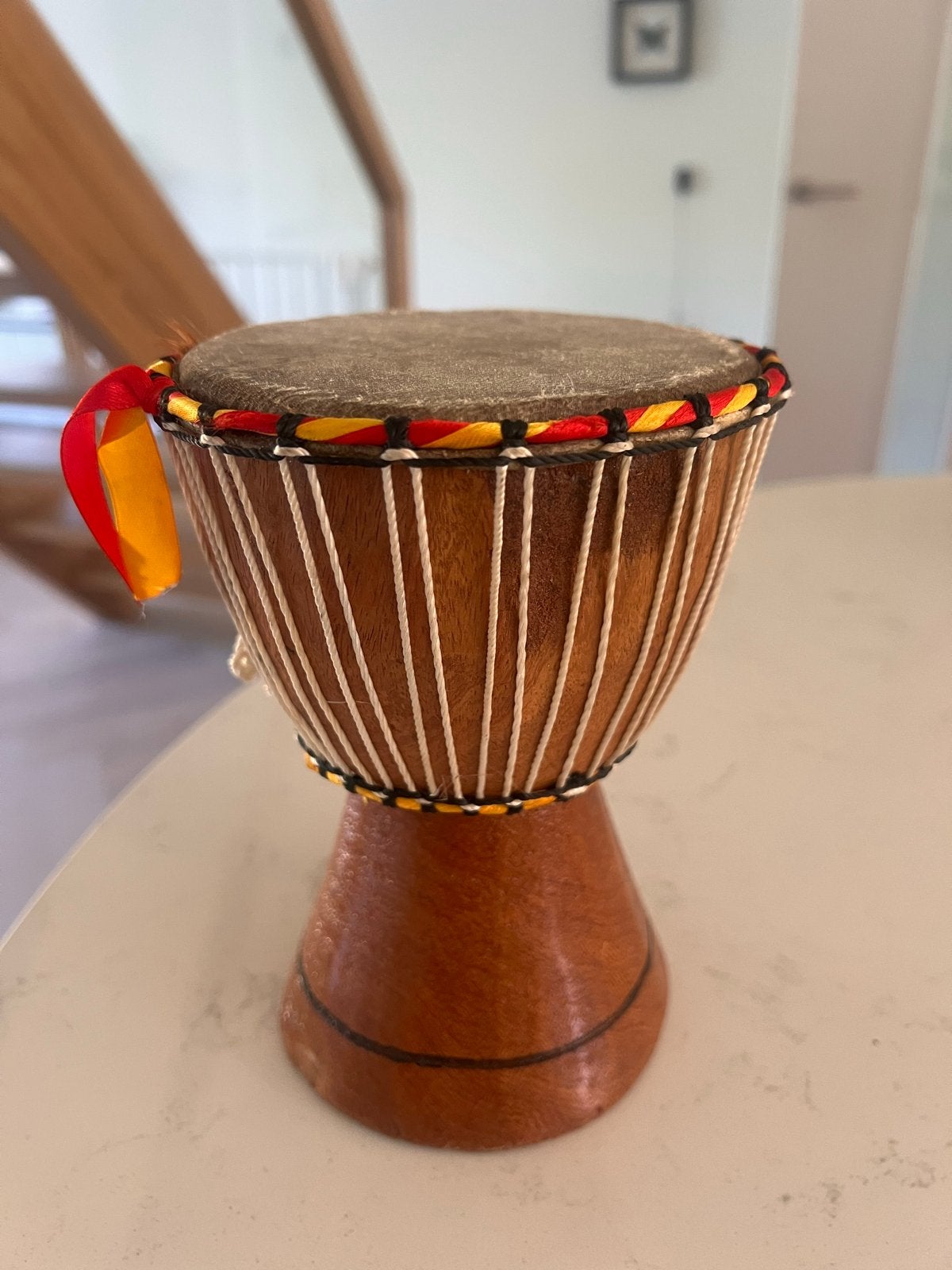 Kleine traditionele Kangaba West-Afrikaanse djembé, Ophalen of Verzenden, Gebruikt, Trommel