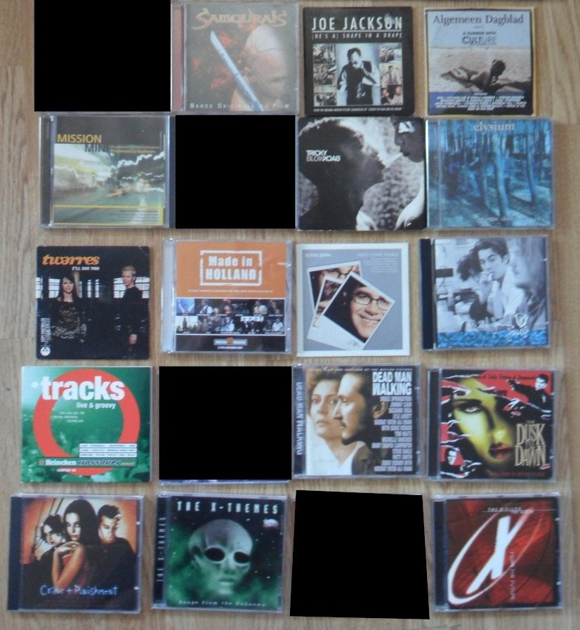 Verzameling Partij CD's / Filmmuziek - Pop - Triphop - rock, Ophalen of Verzenden, Gebruikt