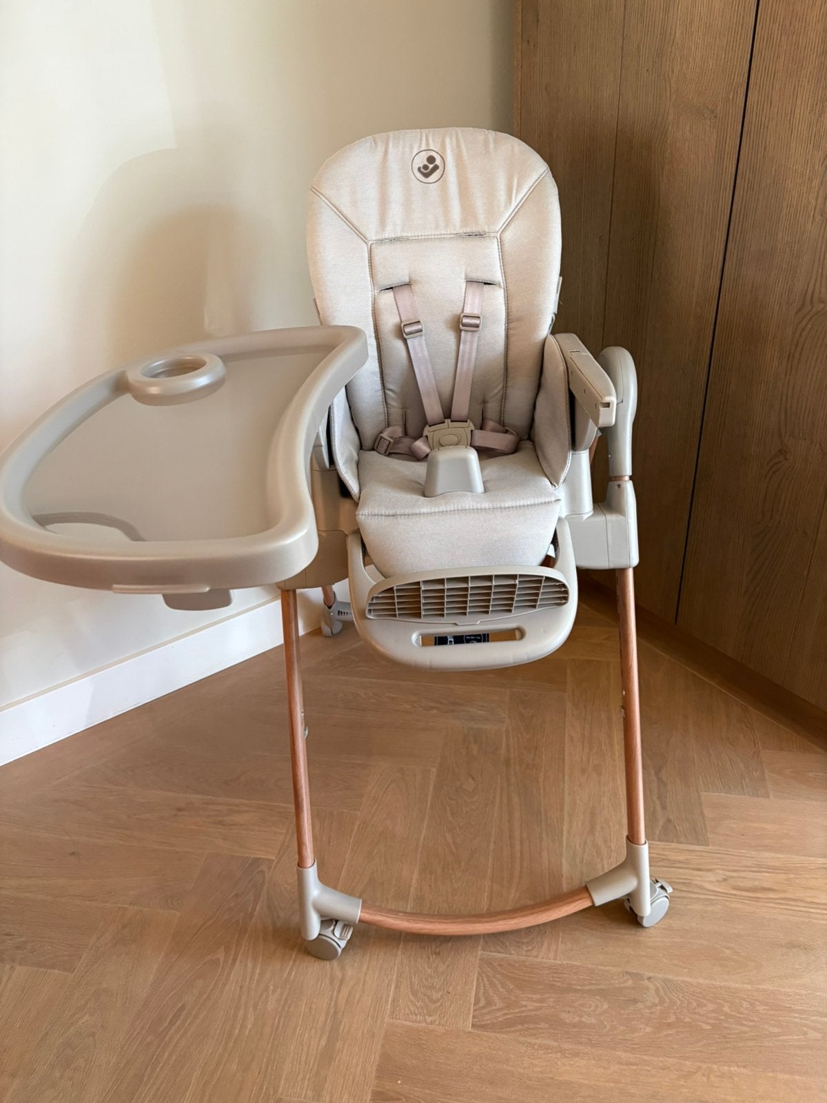 Maxi-Cosi High Chair Minla Plus Elegance - Beige - ALS NIEUW, Ophalen, Zo goed als nieuw, Overige typen