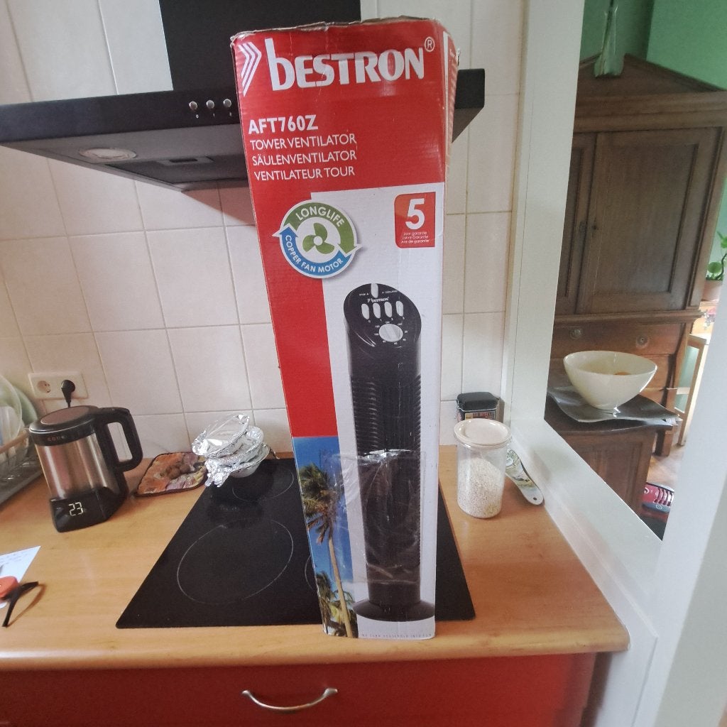 Ventilator, absoluut nieuwstaat! BESTRON, Ophalen, Zo goed als nieuw, Statiefventilator