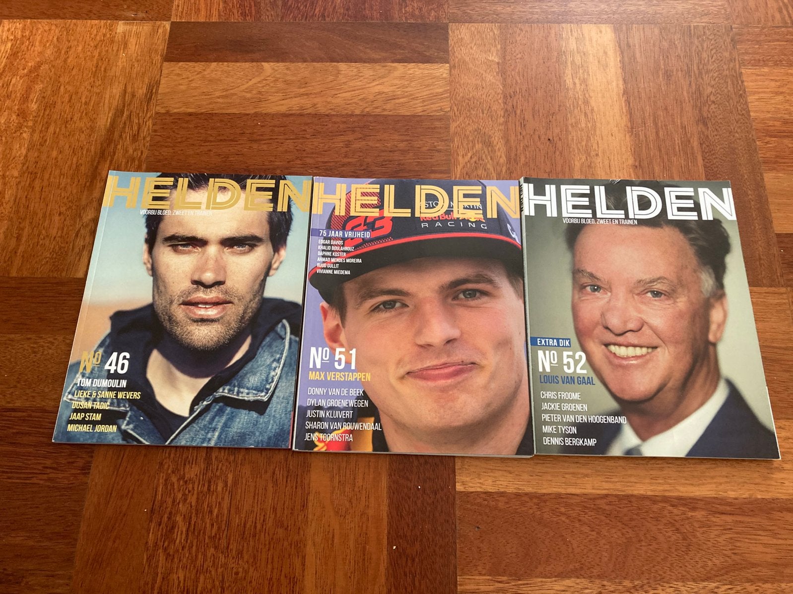 3x tijdschrift Helden, Ophalen