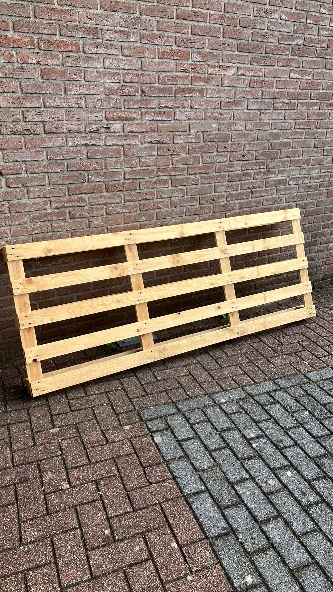 Houten pallet, Ophalen, Zo goed als nieuw, 200 tot 250 cm, 50 mm of meer