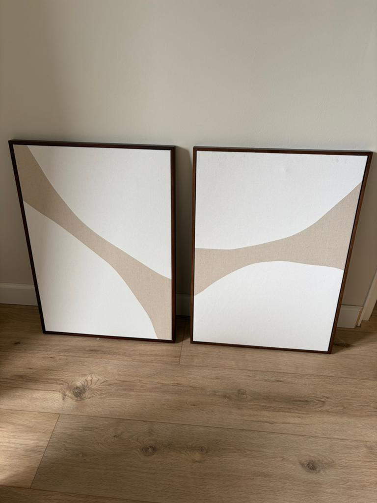 H&m wanddecoratie schilderijen, Antiek en Kunst, Kunst | Schilderijen | Modern, Ophalen