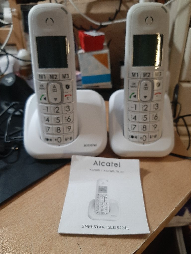 ALCATEL XL785 DUO Dect, Ophalen of Verzenden, Zo goed als nieuw, 2 handsets