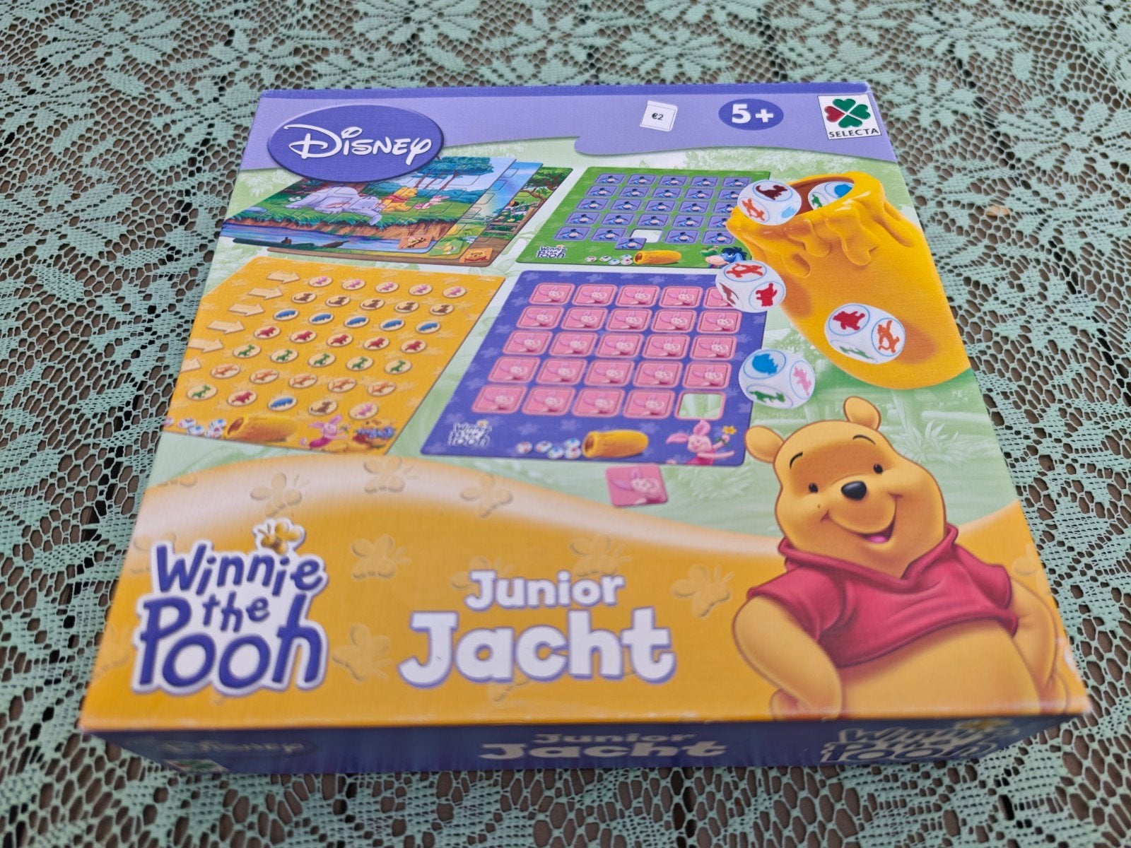 Bordspel Winnie the Pooh Junior Jacht van Disney, Drie of vier spelers, Ophalen of Verzenden, Zo goed als nieuw, Disney