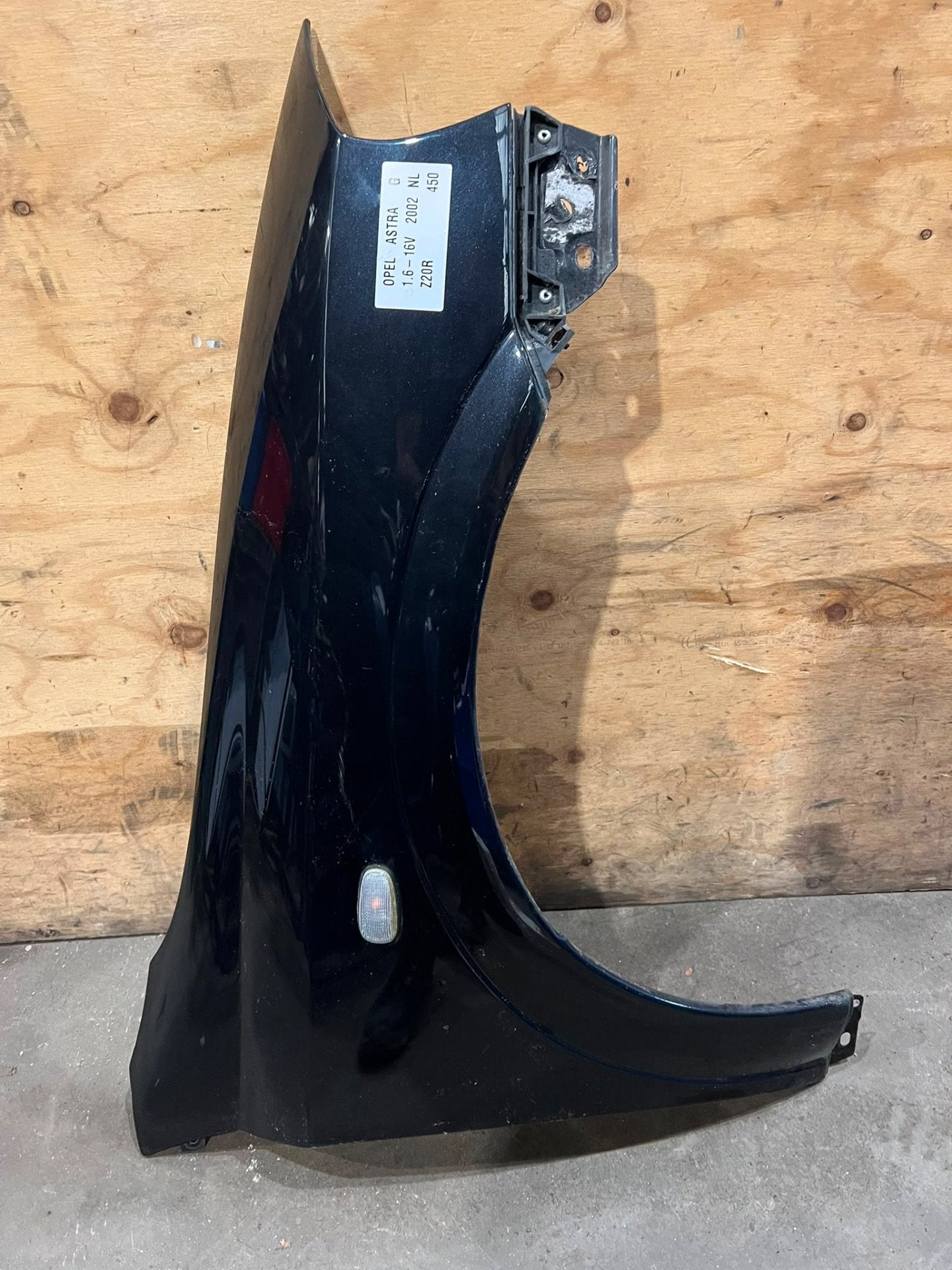 Opel Astra (G) Z200 Zwart Voorscherm rechts Voor (1998 2004), Gebruikt, Opel Automobile GmbH, Ophalen of Verzenden, Kontakt@opel-infoservice.de