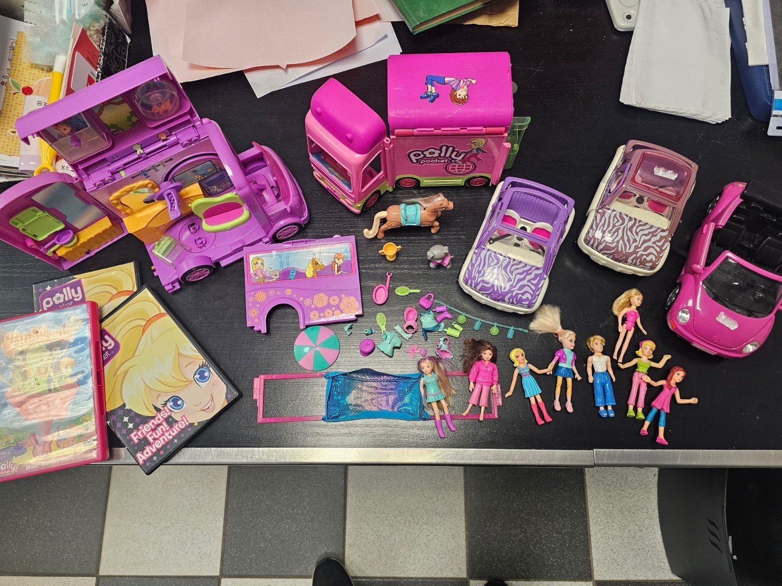 Te koop partij allerlei Polly Pocket, Ophalen, Jongen of Meisje
