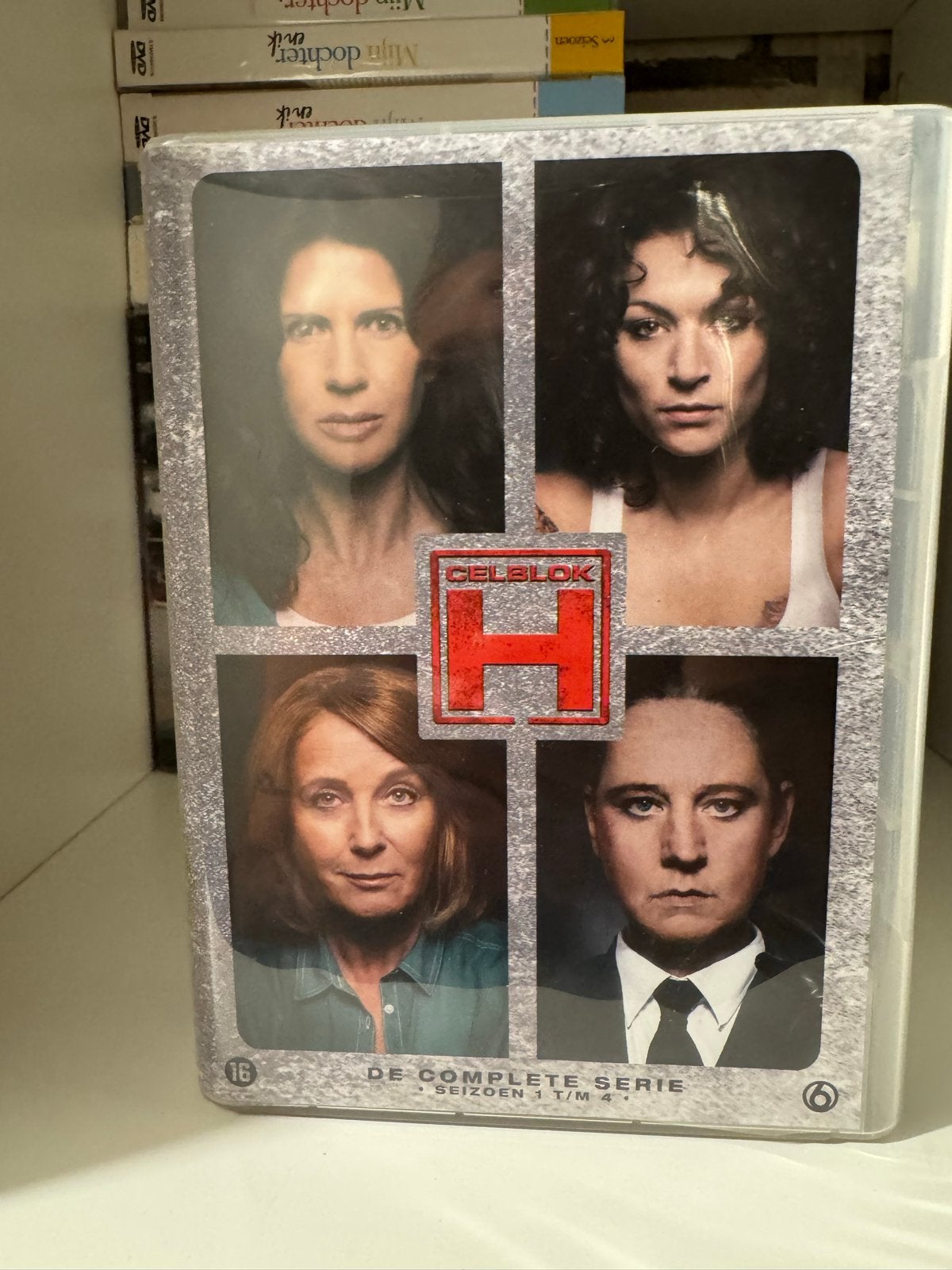 Celblok H - De Complete Serie (Seizoen 1 t/m 4) DVD, Vanaf 16 jaar, Nederlands, Drama, Zo goed als nieuw