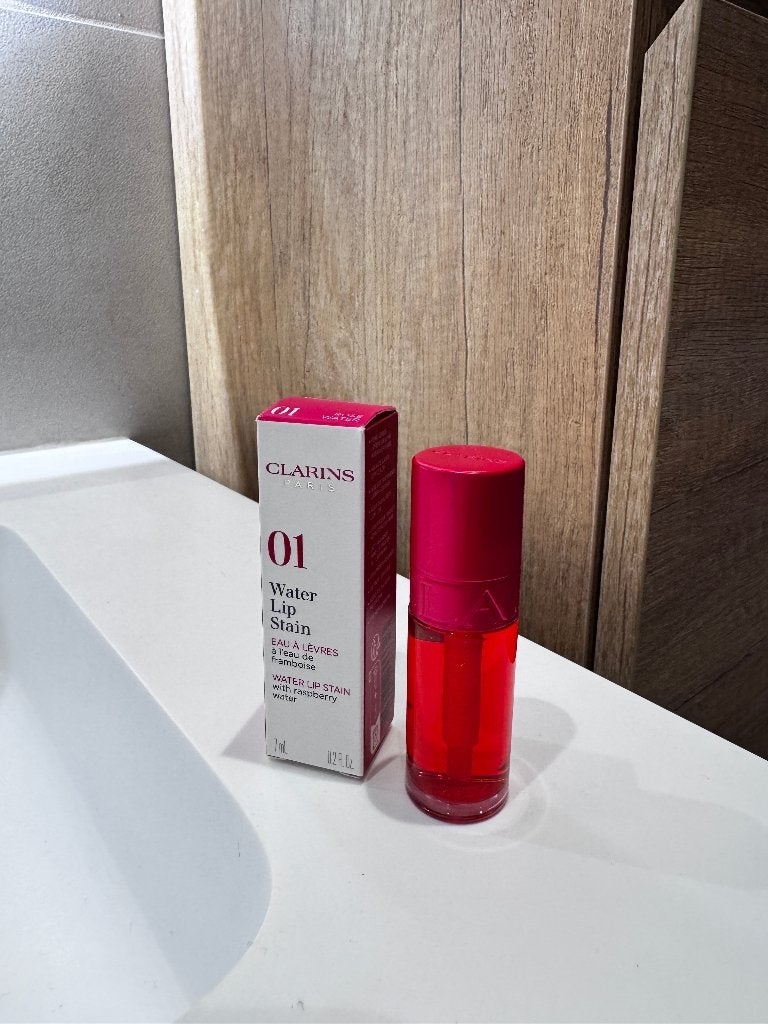 Clarins Water Lip Stain 01 7ml, Lippen, Nieuw, Ophalen of Verzenden, Make-up